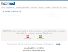 Tablet Screenshot of fleximed.no